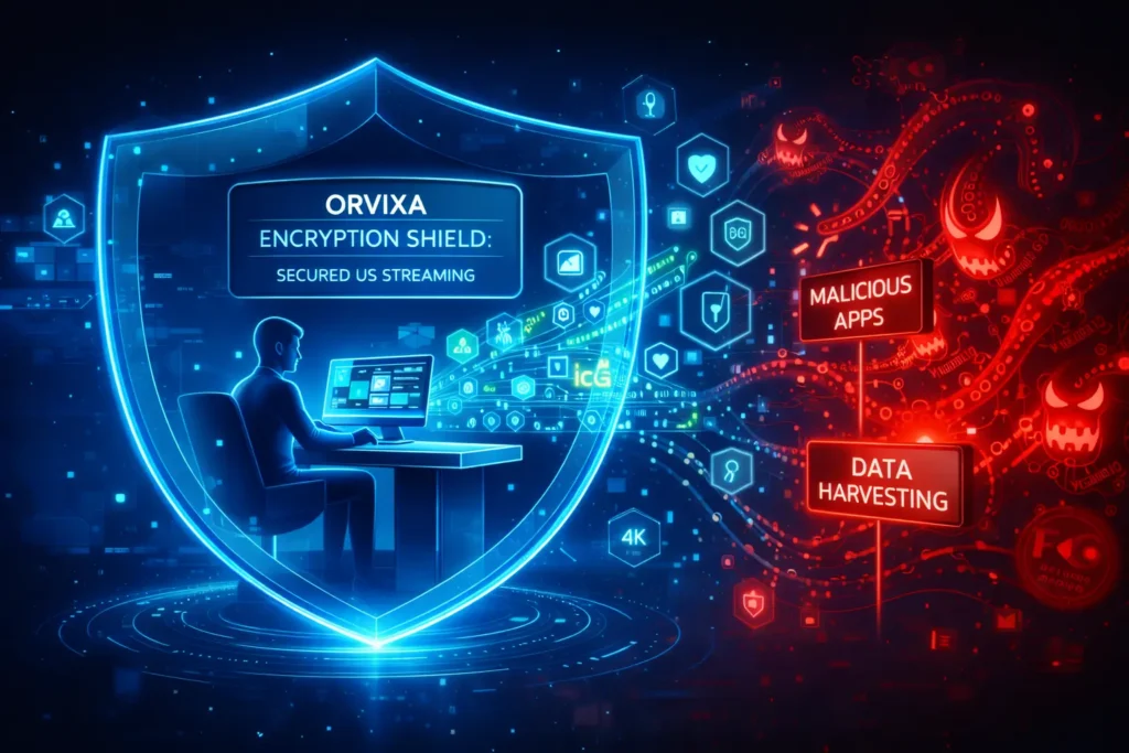 Secure IPTV streaming in the USA with Orvixa IPTV protection